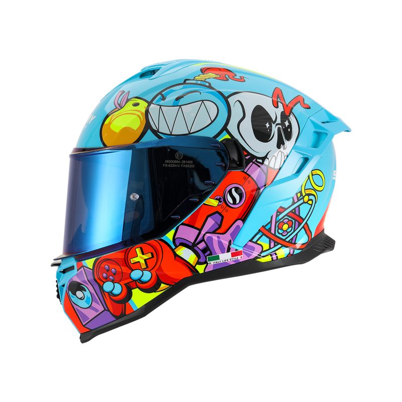 SWAY 867 Kask GAMER Gloss – Tex Motor – Motor Aksesuarları