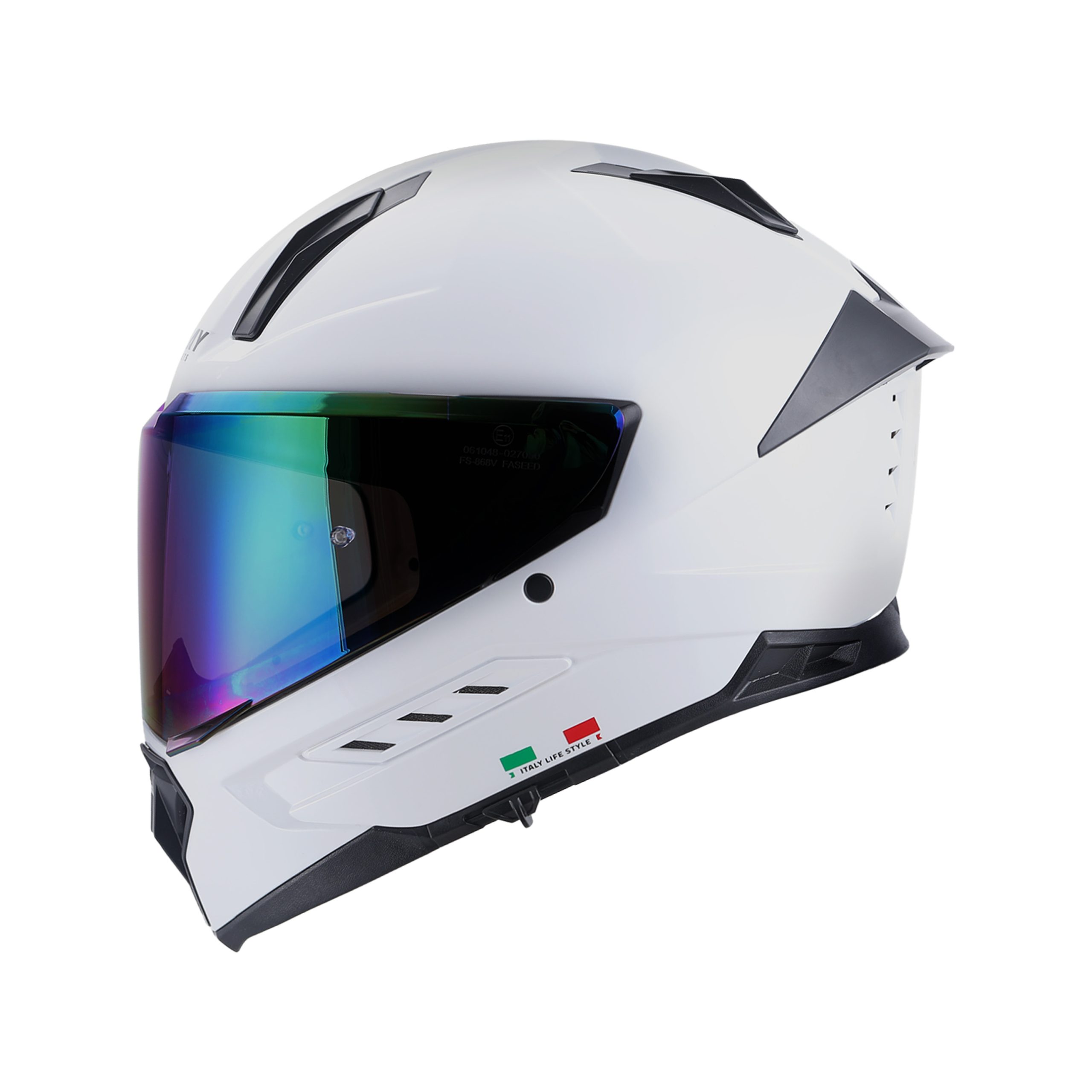 SWAY 868 Kask Pearl White